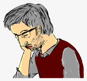 Sad Guy Png - Cartoon, Transparent Png, Free Download
