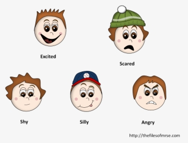 Hd Boy Cards Emotions - Feelings And Emotions Clipart, HD Png Download, Free Download