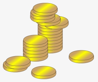 Gold Coins - Coins Money Clip Art, HD Png Download, Free Download