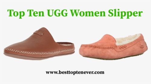 Best Top Ten Ugg Women Slipper - Slip-on Shoe, HD Png Download, Free Download