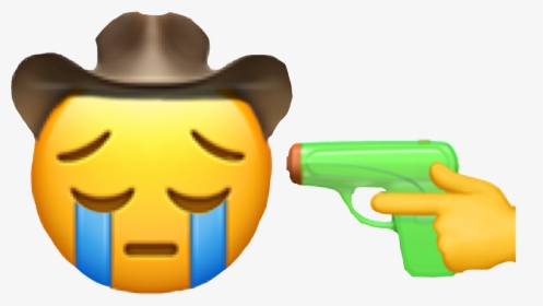 Transparent Yeehaw Clipart - Sad Cowboy Emoji Meme, HD Png Download, Free Download