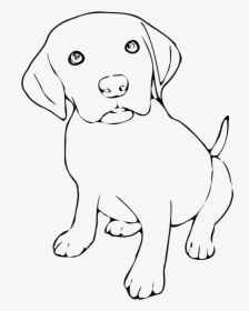 Puppy Black And White, HD Png Download, Free Download