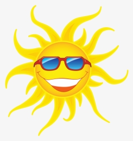 Sun With Sunglasses Png Clipart , Png Download - Sun With Sunglasses Png, Transparent Png, Free Download