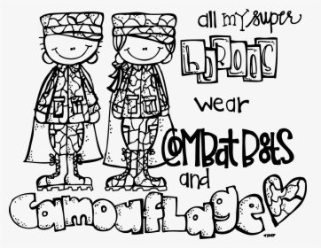 Transparent Military Clip Art - Coloring Pages To Thank Military, HD Png Download, Free Download