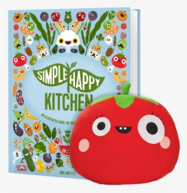 The Simple Happy Kitchen And Tomato Plushie“ Width= - Simple Happy Kitchen Book, HD Png Download, Free Download