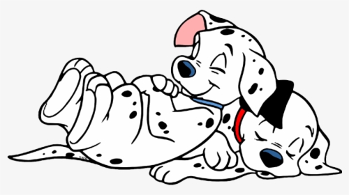 Clip Art Sleeping Dog Clipart - Disney 101 Dalmatians Sleep, HD Png Download, Free Download