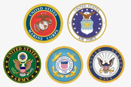 Branches Of Service Combo Pack Of Decals - Military Branches, HD Png Download, Free Download