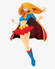 Dc Superhero Girls Clipart - Superhero Woman Png, Transparent Png, Free Download