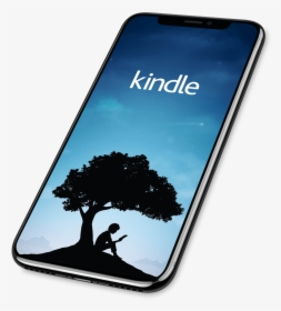 Iphone With Kindle App - Samsung Galaxy, HD Png Download, Free Download