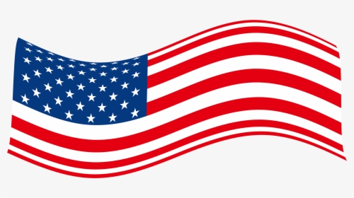Flag Of The United States,flag,flag Day ,line,veterans - American Flag On White Background, HD Png Download, Free Download