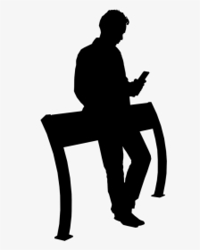 Vector Graphics Clip Art Silhouette Image Photography - Sitting, HD Png Download, Free Download