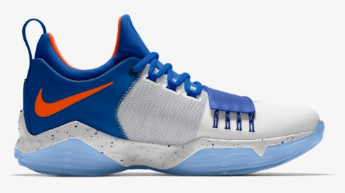 Nike Pg1 Nikeid Okc Thunder - Pg 1 Thunder Colourways, HD Png Download, Free Download