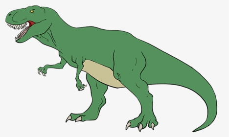 How To Draw A Tyrannosaurus Rex - Draw At Rex Easy, HD Png Download, Free Download