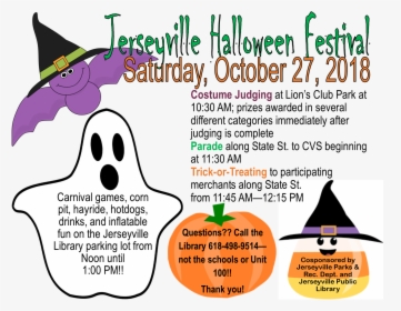 Jerseyville Halloween Festival 2018, HD Png Download, Free Download
