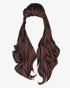 This Free Icons Png Design Of Female Hair - Female Hair Clip Art, Transparent Png, Free Download