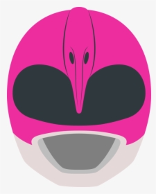Thumb Pink Ranger Power Rangers Helmet Minimalism By - Power Ranger Face Svg, HD Png Download, Free Download
