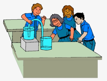 Teacher And Students Experiment Clipart, HD Png Download, Free Download