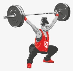 Olympic Weightlifting Drawing Snatch, HD Png Download, Free Download