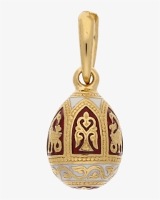 Russian Orthodox Silver Enamel Easter Egg Pendant Hidden - Locket, HD Png Download, Free Download