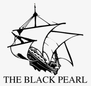 Caravel Drawing Pearl Harbor - Black Pearl Ship Logo, HD Png Download, Free Download