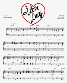 Love Lucy Theme Song Sheet Music, HD Png Download, Free Download
