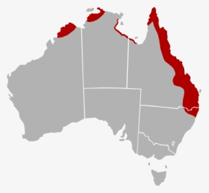 Distribution Map Of Cressida Cressida In Australia - Small Picture Of Australia, HD Png Download, Free Download