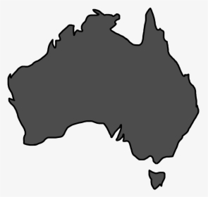 Australia Map Blacked - Apple Production In Australia, HD Png Download, Free Download