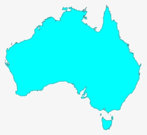 Australia Map Outline Vector - Map Of Australia Transparent, HD Png Download, Free Download