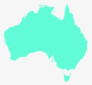 Australia Map Aqua 2 Svg Clip Arts - Purple Map Of Australia, HD Png Download, Free Download