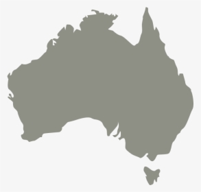 Australia Vector Map World Map - Silhouette Of Australia, HD Png Download, Free Download