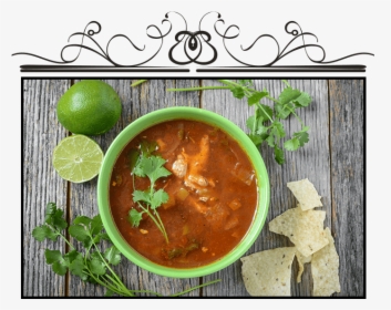 Tortilla Soup With Chips - Tortilla Soup, HD Png Download, Free Download