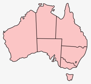 Australia Map Without Names, HD Png Download, Free Download