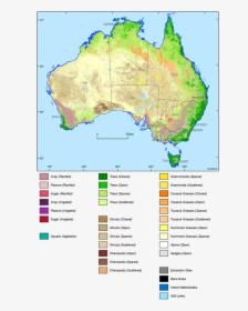 Land Cover Map Of Australia, HD Png Download, Free Download