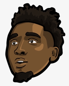 Donovan Mitchell Face Cartoon, HD Png Download, Free Download