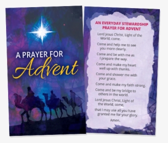 Advent Prayer Card - Poster, HD Png Download, Free Download