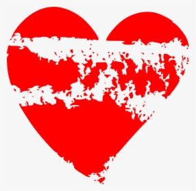 #hearts #heart #red #grunge #grungehearts #love #redhearts - Heart Png Grunge, Transparent Png, Free Download