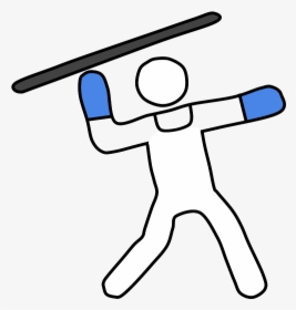 Javelin Thrower, Javelin - Cartoon, HD Png Download, Free Download
