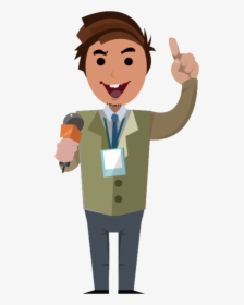 Transparent Journalist Clipart - Reporter Png, Png Download, Free Download