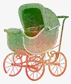 Baby Trolley Png Transparent Images - Clip Art Free Baby Carriage, Png Download, Free Download