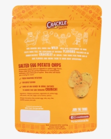 Crackle Salted Egg Potato Chips, HD Png Download, Free Download