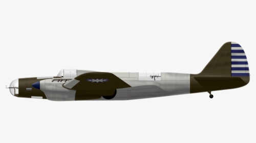 Xb-3 Side View - Heavy Bomber Ww2 Side View, HD Png Download, Free Download