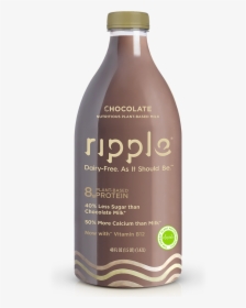 Ripple Chocolate Pea Milk Review, HD Png Download, Free Download
