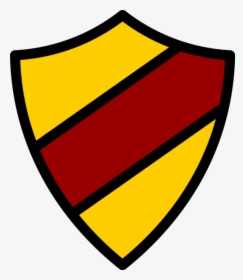Emblem Icon Yellow-dark Red - Png Shield Logo Yellow, Transparent Png, Free Download