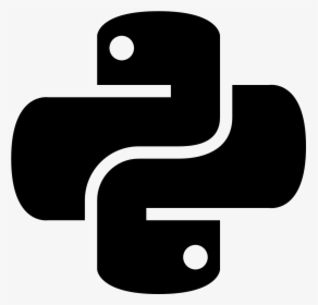 Python1600 - Python Logo Black, HD Png Download, Free Download