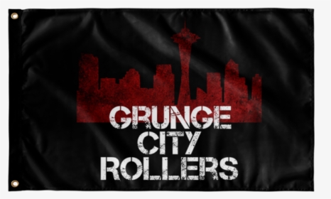 Grunge City Rollers Wall Flag - Poster, HD Png Download, Free Download