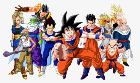 Z Fighters - Dragon Ball Transparent Group, HD Png Download, Free Download