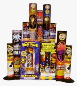 Fireworks Assortment Tube Finale Assortment - Convenience Food, HD Png Download, Free Download