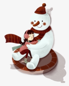 Hand Painted Beautiful Winter Healing Png And Psd - Cartoon, Transparent Png, Free Download