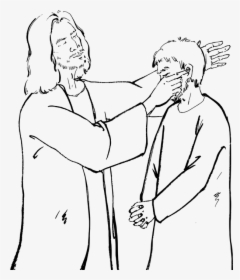 How To Start Healing The Sick Go To Heaven Now - Coloring Page For Healing The Blind And Deaf, HD Png Download, Free Download