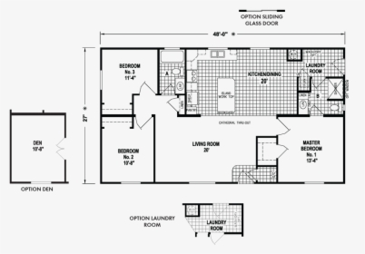 3 Bedroom House Layouts, HD Png Download, Free Download